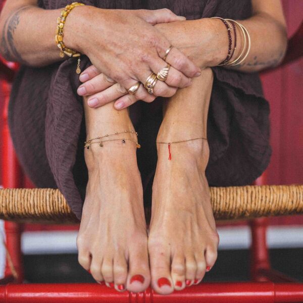 Bransoletki na nogę