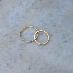 Obrączki ślubne satynowe - zdjęcie 7