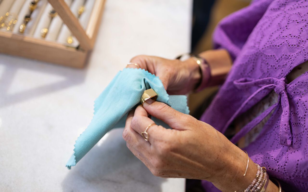 Ściereczka do czyszczenia biżuterii