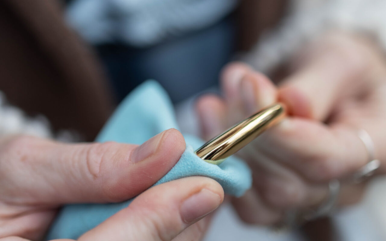 Ściereczka do czyszczenia biżuterii