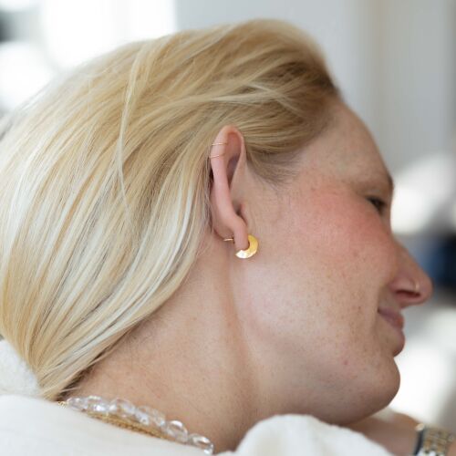 Kolczyki 3/4 gładkie