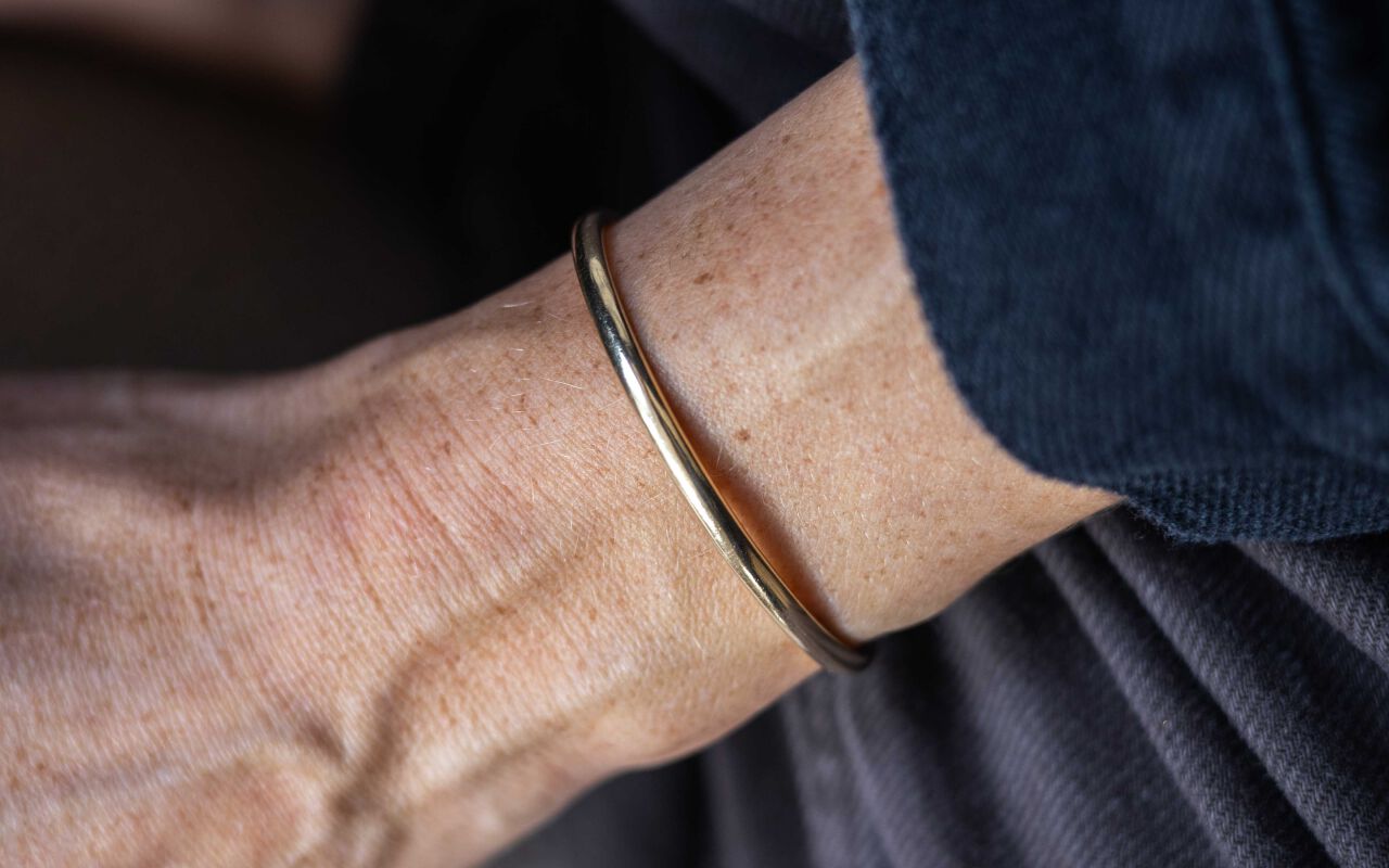 Bransoletka owalna gładka