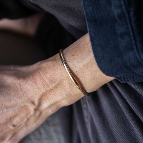 Bransoletka owalna gładka