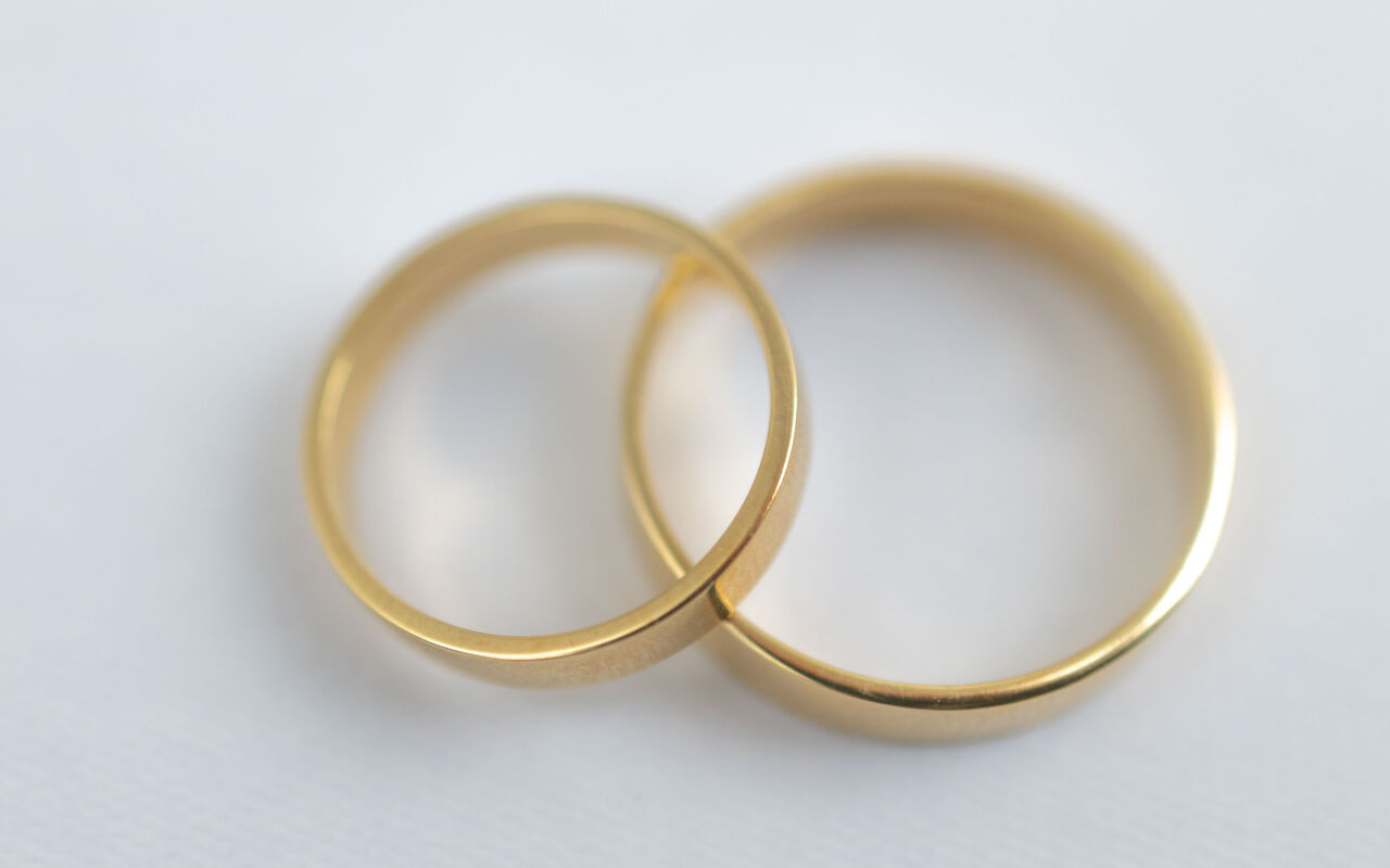 Obrączki ślubne klasyczne prostokątne