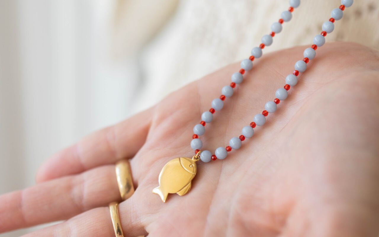 Naszyjnik z rybką - zdjęcie 2