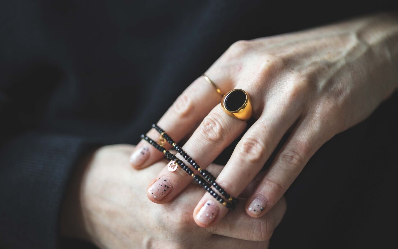 Bransoletka z czarnych turmalinów - zdjęcie 5