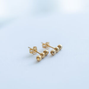 Kolczyki patyki z kulek - zdjęcie 6