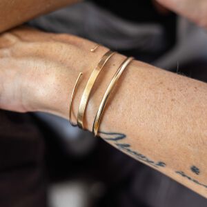 Bransoletka płaska gładka - zdjęcie 1