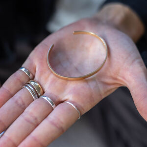 Bransoletka płaska gładka - zdjęcie 2