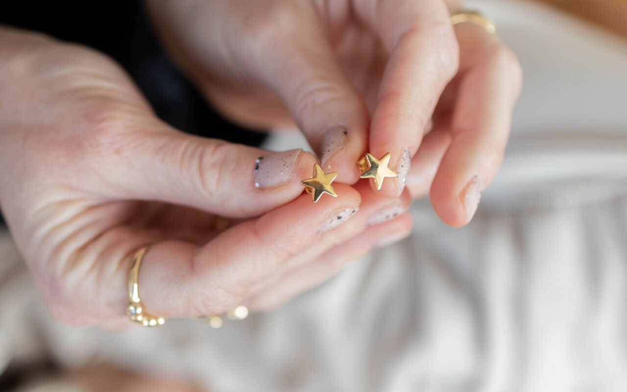 Kolczyki gwiazdki - zdjęcie 5
