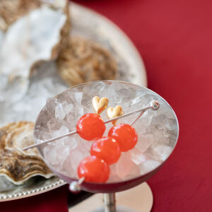 Kolczyki smukłe serca na sztyft - zdjęcie 1