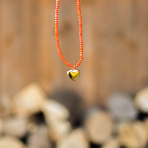 Naszyjnik Serce z piernika No.2 - zdjęcie 2