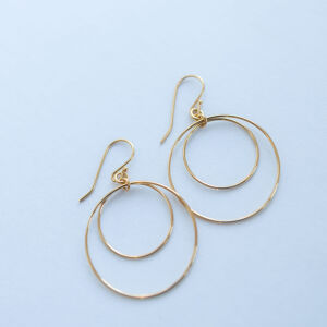 Kolczyki koła na biglu - zdjęcie 1