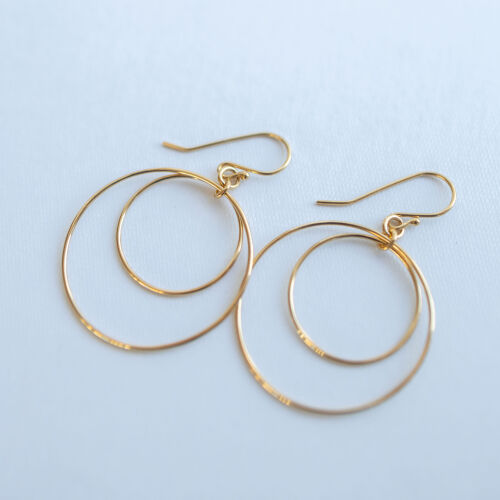 Kolczyki koła na biglu