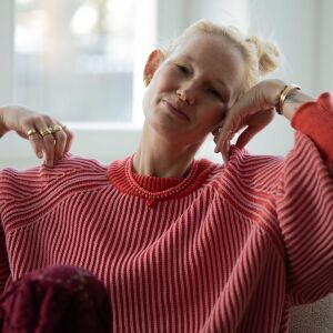 Naszyjnik z różowego korala - zdjęcie 4