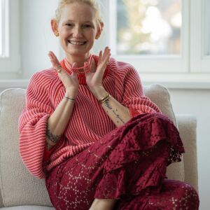 Naszyjnik z różowego korala - zdjęcie 5