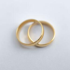 Obrączki ślubne klasyczne - niskie - zdjęcie 1