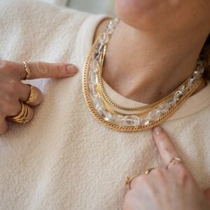 Naszyjnik kryształu górskiego - zdjęcie 1