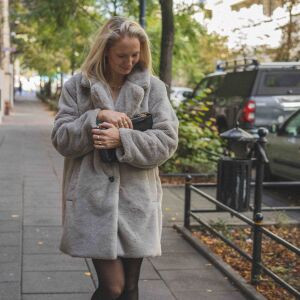 Naszyjnik srebrny łańcuch z dewizką - zdjęcie 1
