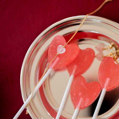 Bransoletka landrynkowe serce