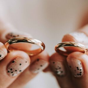 Obrączki ślubne klasyczne - wysokie