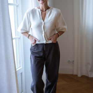 Naszyjnik z granatem i kropelką - zdjęcie 4