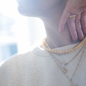 Naszyjnik masełko z kamieni naturalnych - zdjęcie 3