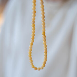 Naszyjnik masełko z kamieni naturalnych - zdjęcie 4