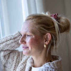 Kolczyki języczki młotkowane - zdjęcie 1