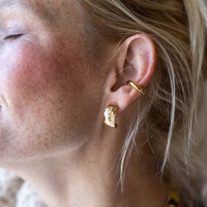 Kolczyki języczki młotkowane - zdjęcie 3