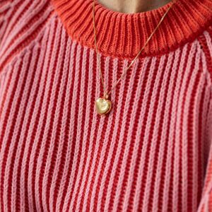 Naszyjnik serce puchate - zdjęcie 4