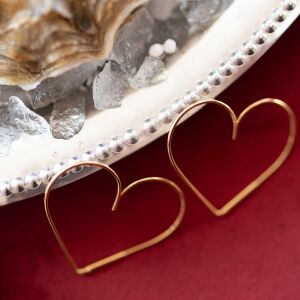 Kolczyki duże serca - zdjęcie 11