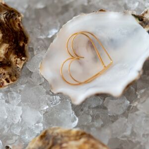 Kolczyki duże serca - zdjęcie 9