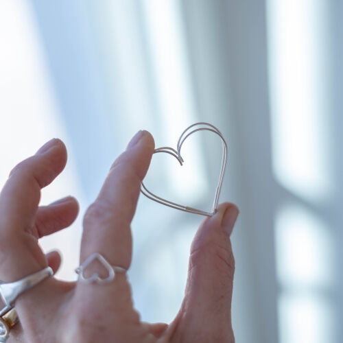 Kolczyki duże serca