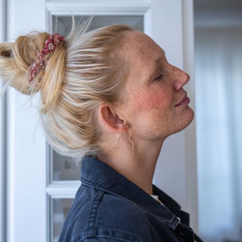 Kolczyki duże serca