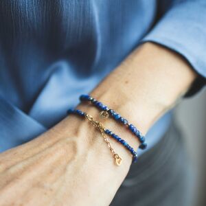 Bransoletka z lapisów lazuli - zdjęcie 1