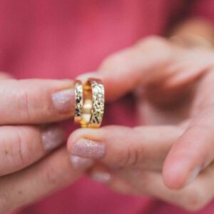 Obrączki ślubne frezowane - zdjęcie 1