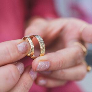 Obrączki ślubne frezowane - zdjęcie 3