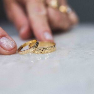 Obrączki ślubne frezowane - zdjęcie 7