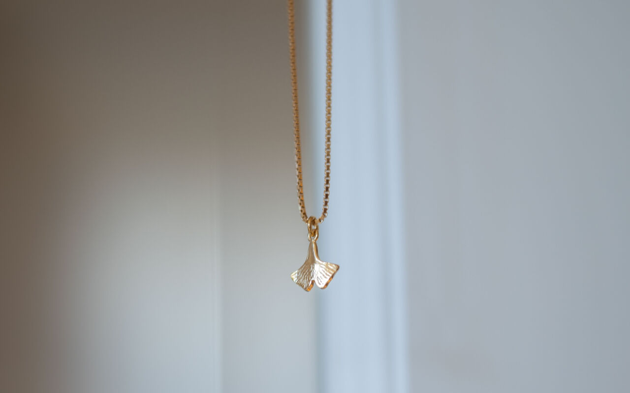 Naszyjnik miłorząb No.1