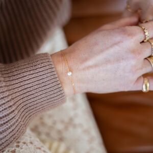 Bransoletka z perłą